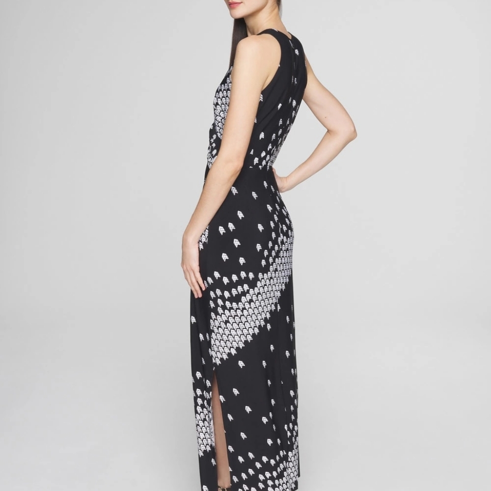 White House Black Market Sleeveless Jeraey Matte Dress - Picture 3 of 4